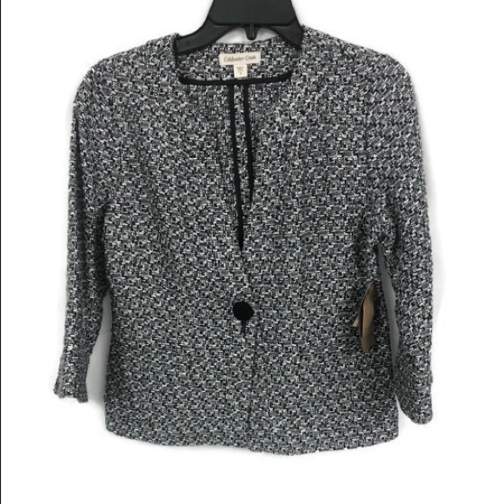 COLDWATER CREEK CLASSIC BOULCE JACKET 8